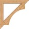 Ekena Millwork Westlake Traditional Smooth Bracket w/ Offset Brace, Western Red Cedar, 7 1/2"W x 48"D x 48"H BKT0806X48X48WTL01SWR - alternate 3